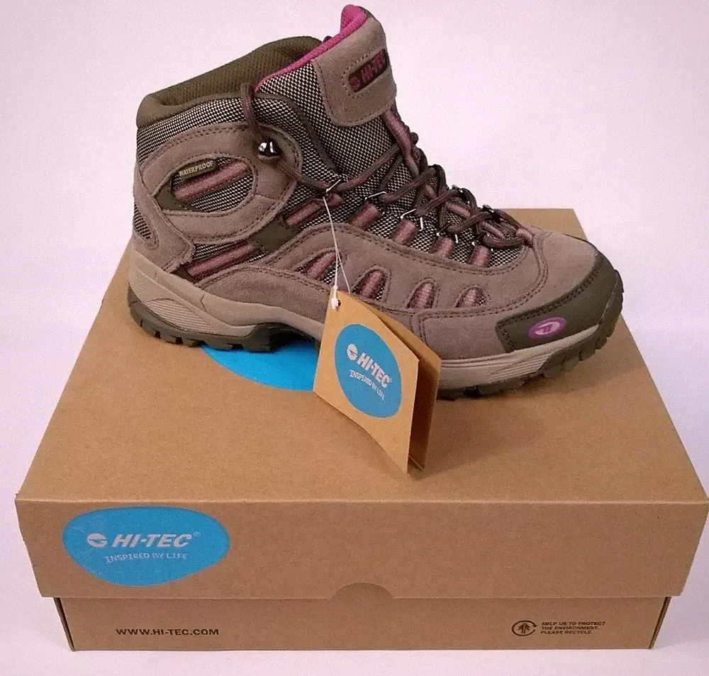 Hi-Tec Women's Bandera Ultra Mid Boots Waterproof Backpacking Size 8.5 New 22112