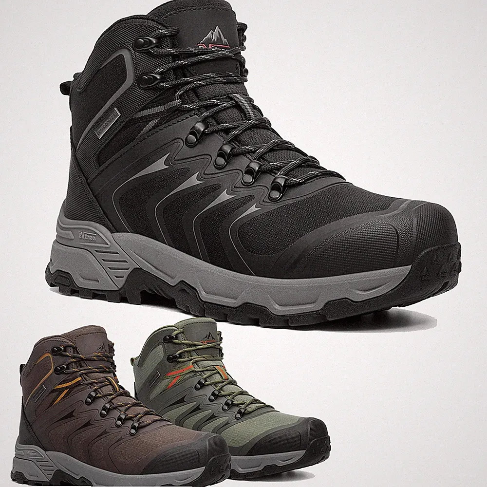 Men's Waterproof PRO Hiking Boots Outdoor Lightweight Trekking Ankle Boots