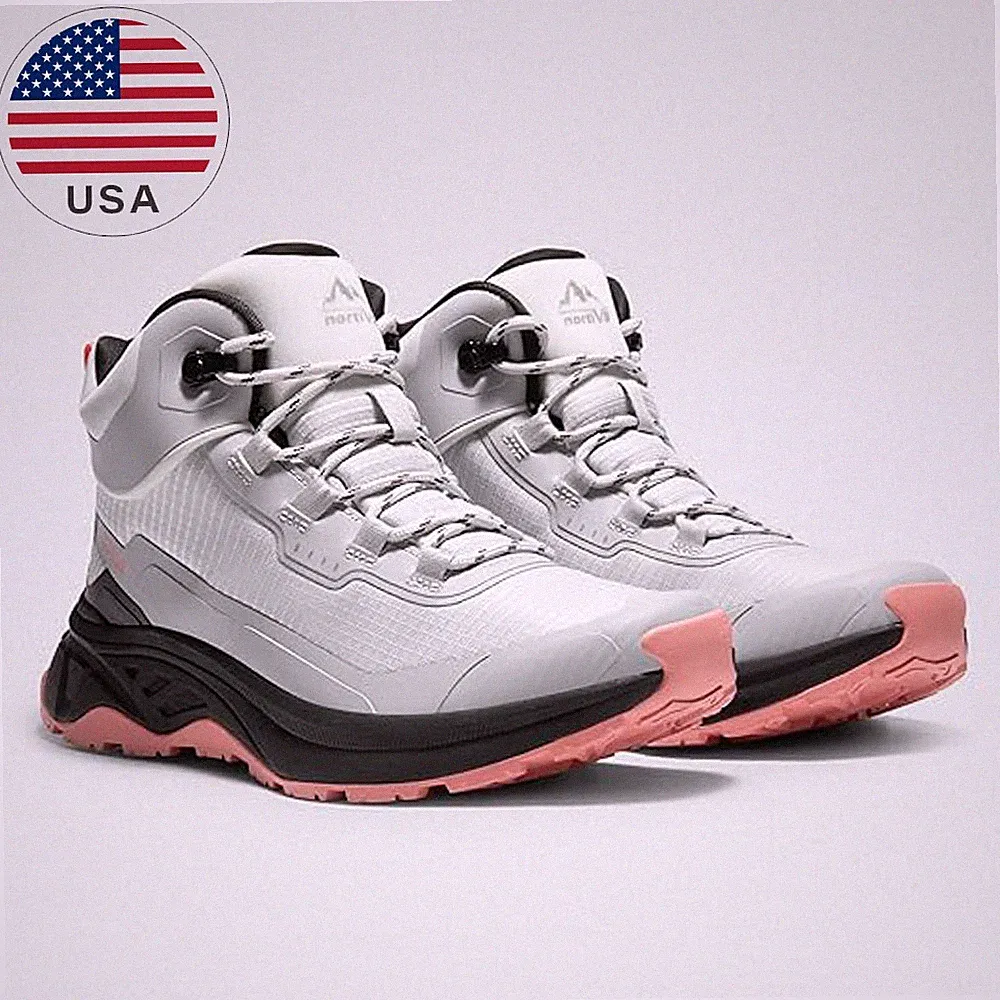Women Ankle Hiking Boots Lace Up Lightweight Non-slip Outdoor Backpacking Boots